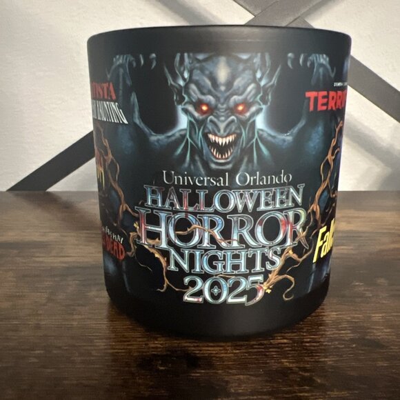 2025 Universal HHN Halloween Horror Nights  All Houses House Coffee Mug - Picture 1 of 4